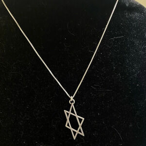 Hanukkah sale! Rustic star necklace